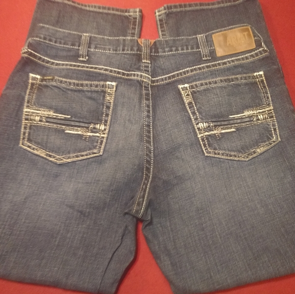 Ariat M4 Low Rise Boot Cut Jeans 40x32 • 5 Pocket - Picture 2 of 7